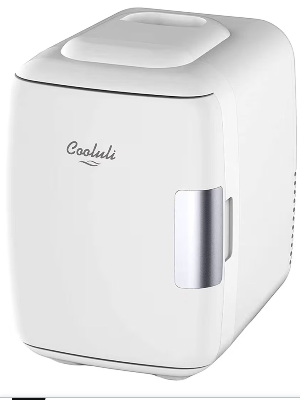 NEW White Portable Skincare Mini Fridge – Compact Personal Cooler & Warmer